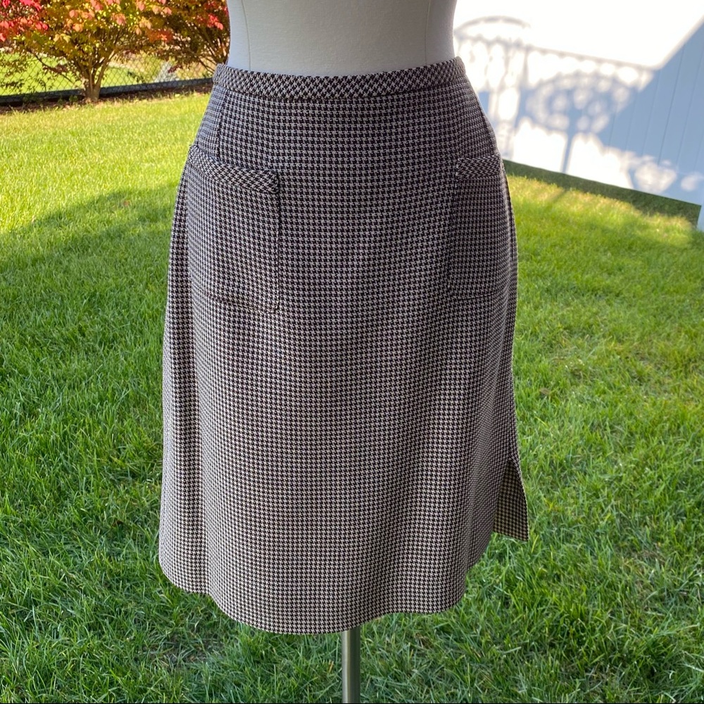Vintage Wool Brown Skirt